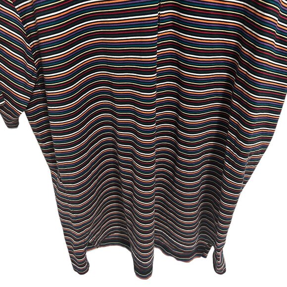 Fairway & Greene Polo Golf Shirt Men's Size Large Blue Striped Logo - Picture 4 of 6